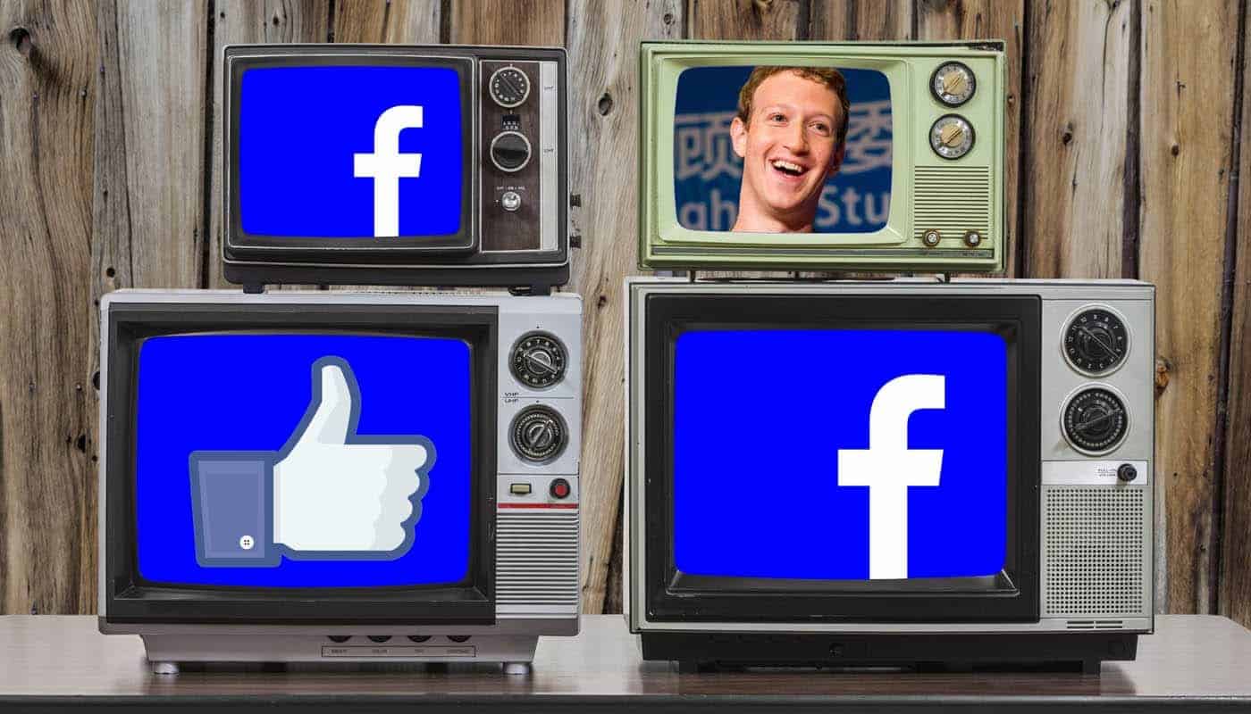 illustrasjon, facebook, mark zuckerberg, tv, helt digital, shutterstock