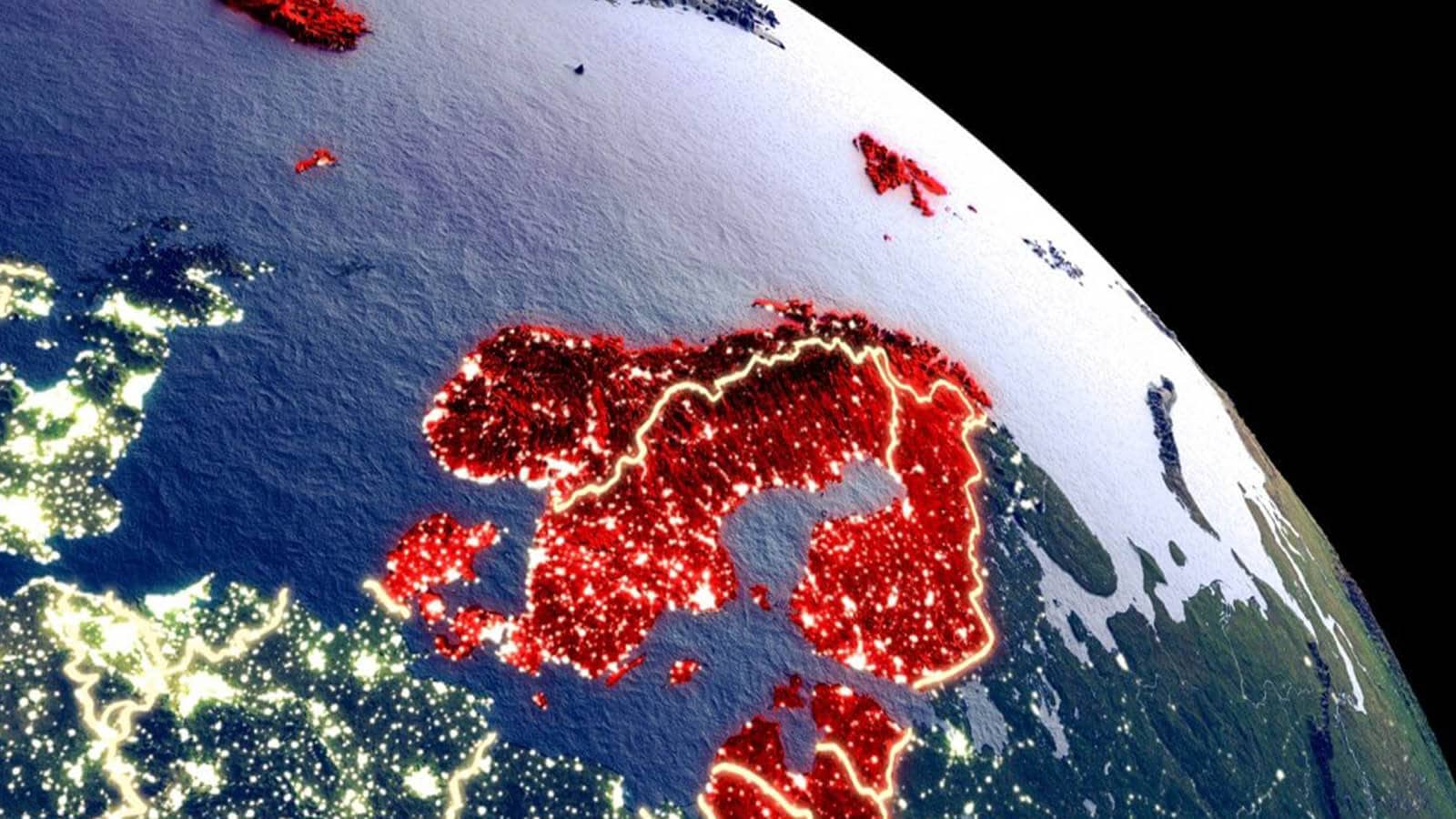 Parabolantennene er i ferd med å forsvinne i alle de nordiske landene – unntatt Norge. Illustrasjon: Shutterstock